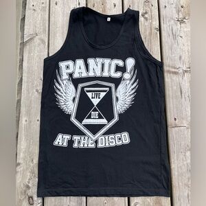 Panic At The Disco Black Tank Top Size Small